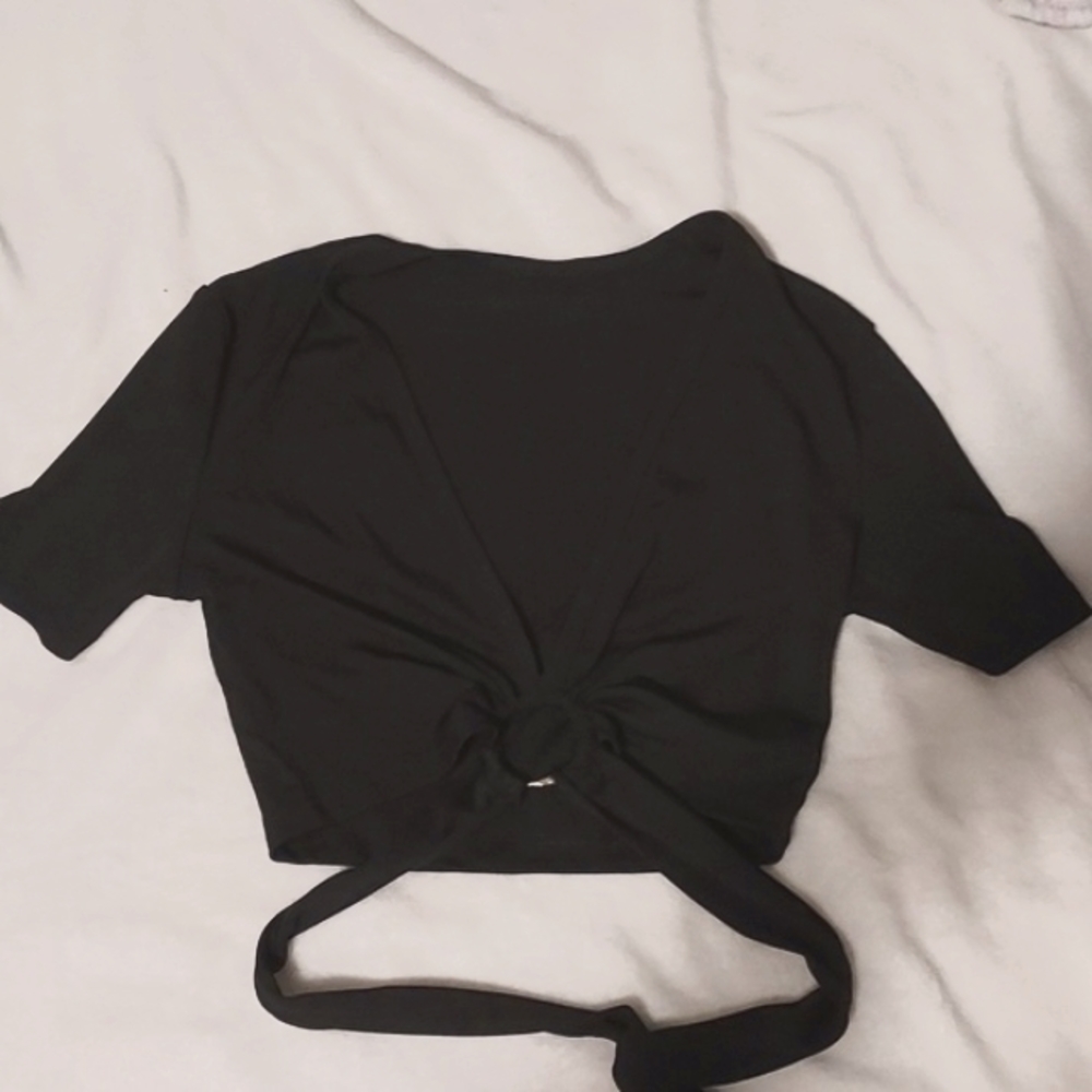 Deep v neck top,